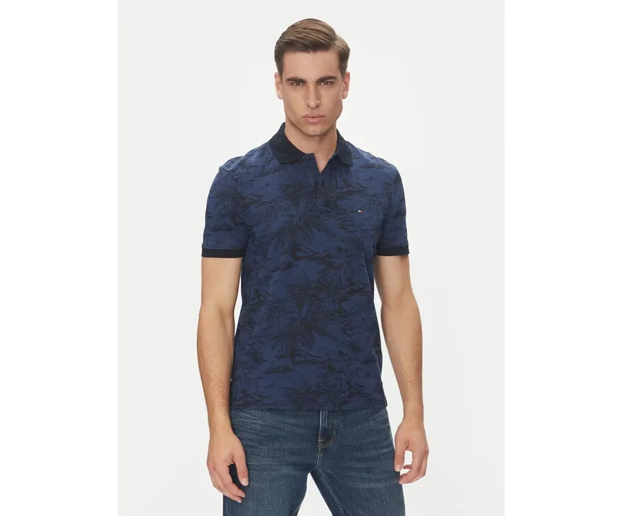 obrazek 1 Tommy Hilfiger Polo MW0MW38475 Granatowy Regular Fit