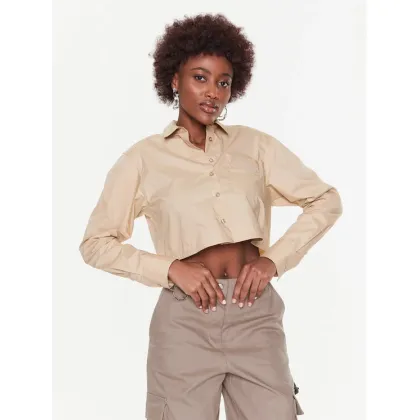 Zdjęcie Remain Koszula Cotton Poplin RM2069 Beżowy Regular Fit