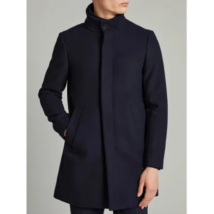 Zdjęcie Matinique Płaszcz wełniany 30203845 Granatowy Regular Fit