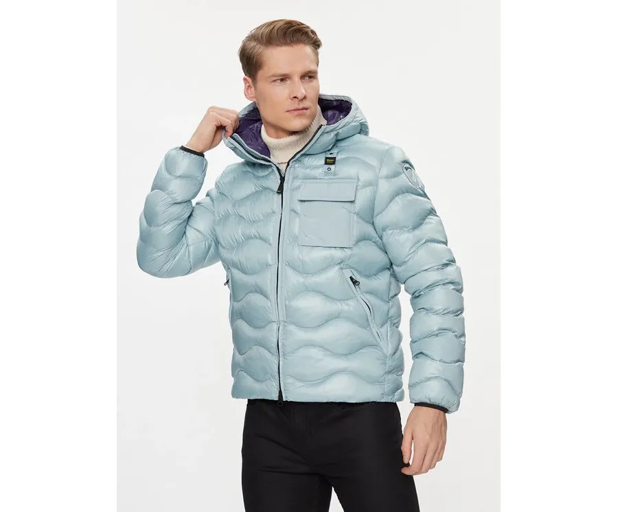 obrazek 1 Blauer Kurtka przejściowa 23WBLUC02084 Błękitny Regular Fit