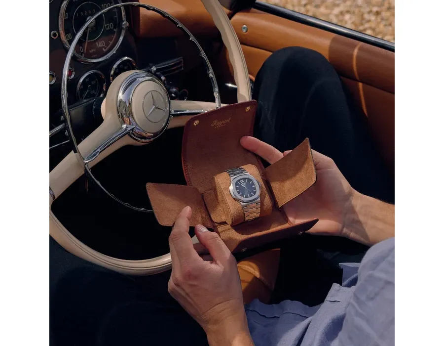 obrazek 2 Eleganckie skórzane etui na zegarek