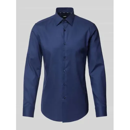 Zdjęcie Koszula biznesowa o kroju slim fit z kołnierzykiem typu kent model ‘Hank’