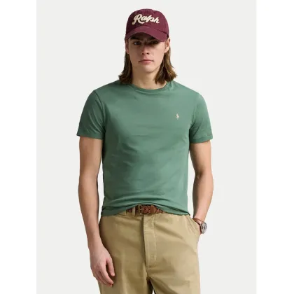 Zdjęcie Polo Ralph Lauren T-Shirt 710671438432 Zielony Custom Slim Fit