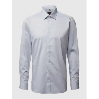 Zdjęcie Koszula biznesowa o kroju slim fit z tkaniny Chambray