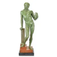 Picture Exclusive sculpture - an anatomical study of a man made of bronze