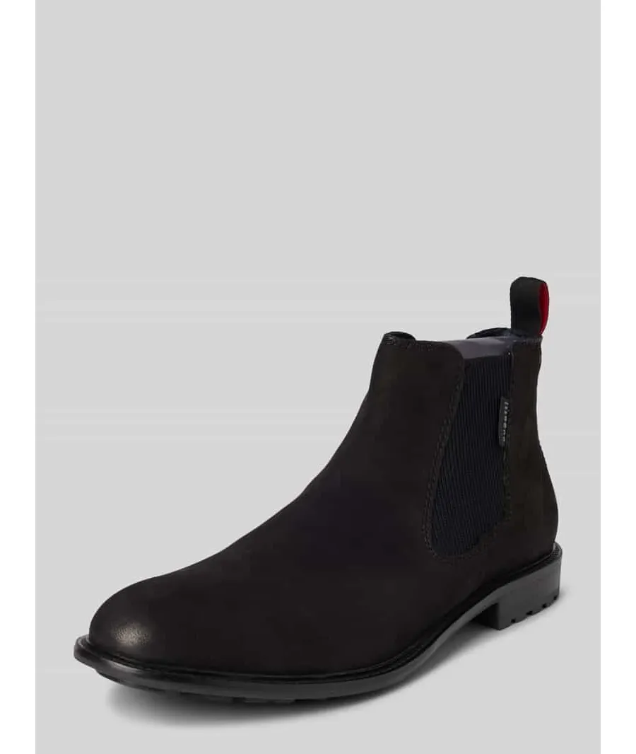obrazek 1 Buty chelsea ze skóry z pętelką model ‘Bonifacio’