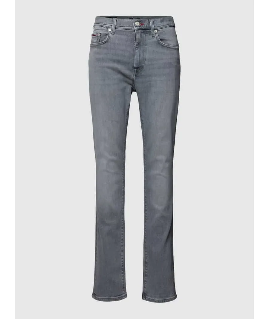 obrazek 1 Jeansy o kroju slim fit z 5 kieszeniami model ‘BLEECKER’