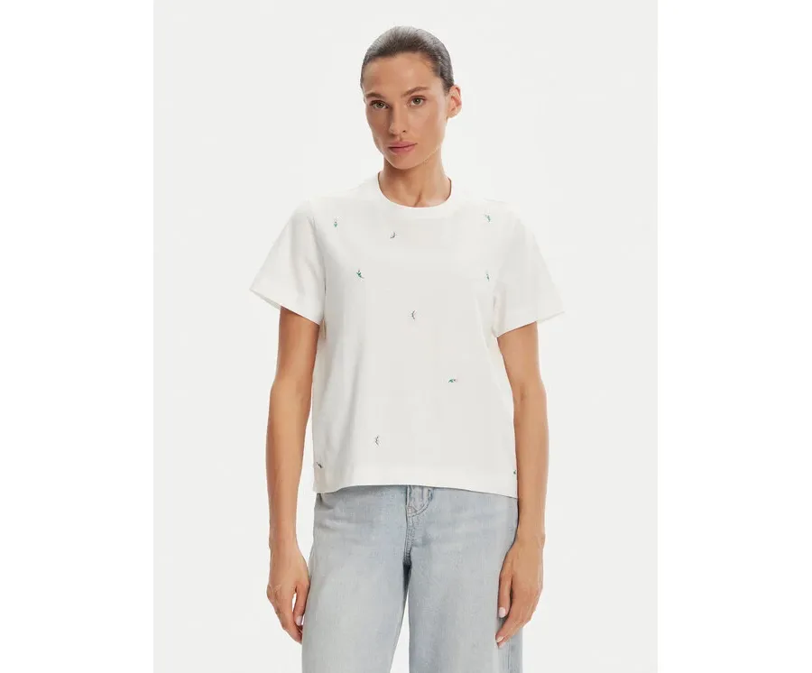 obrazek 1 Vero Moda T-Shirt 10325318 Biały Regular Fit