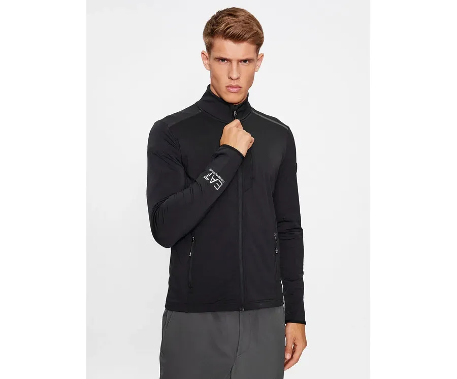 obrazek 1 EA7 Emporio Armani Bluza 6RPMC5 PJTNZ 1200 Czarny Regular Fit