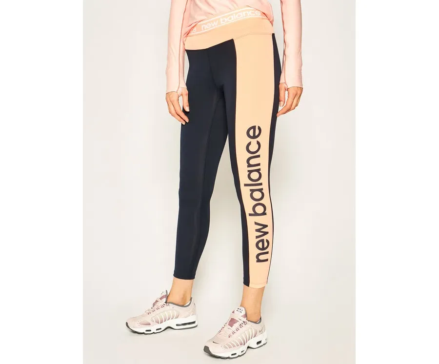 obrazek 1 New Balance Legginsy 7.8 Tight WP01154 Kolorowy Fitted