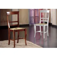 Picture Italian chair with a straw seat - Fratelli Mirandola