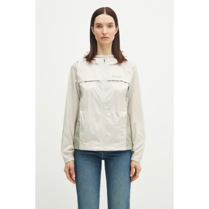 Zdjęcie Columbia kurtka outdoorowa Crested Canyon Windbreaker kolor beżowy 2116481