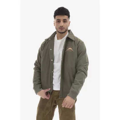 Zdjęcie Maharishi kurtka Embroidered Tour męska kolor zielony przejściowa 4095.OLIVE-OLIVE