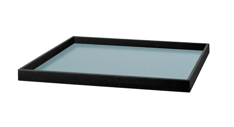 obrazek 1 Elegancka taca Mondo 35x35xH3 cm w kolorze jasnobłękitnym