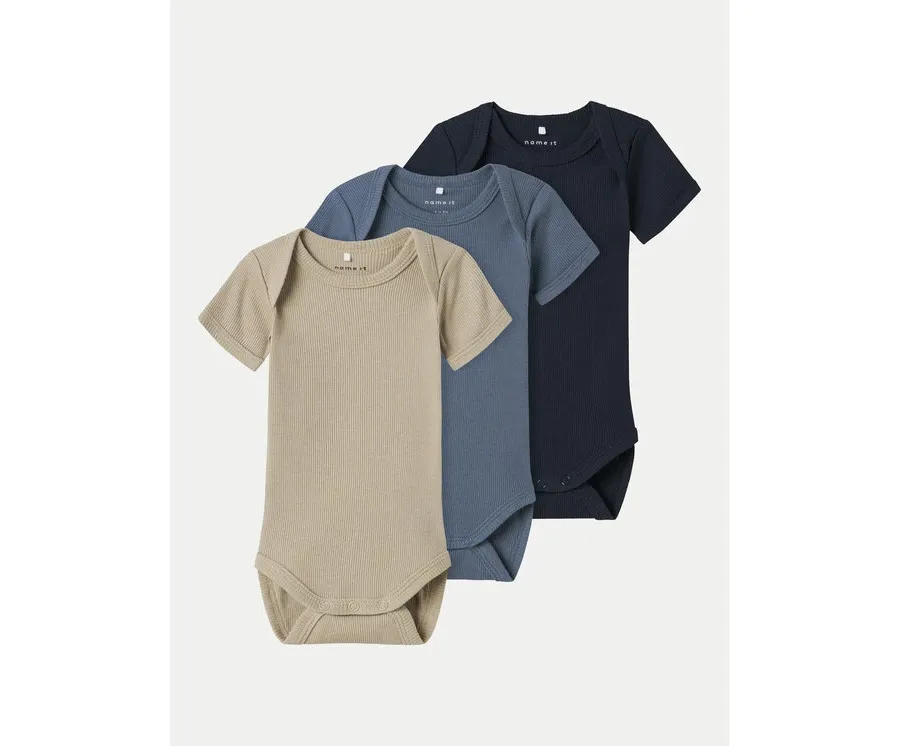 obrazek 1 NAME IT Komplet 3 par body dziecięcych 13242644 Kolorowy