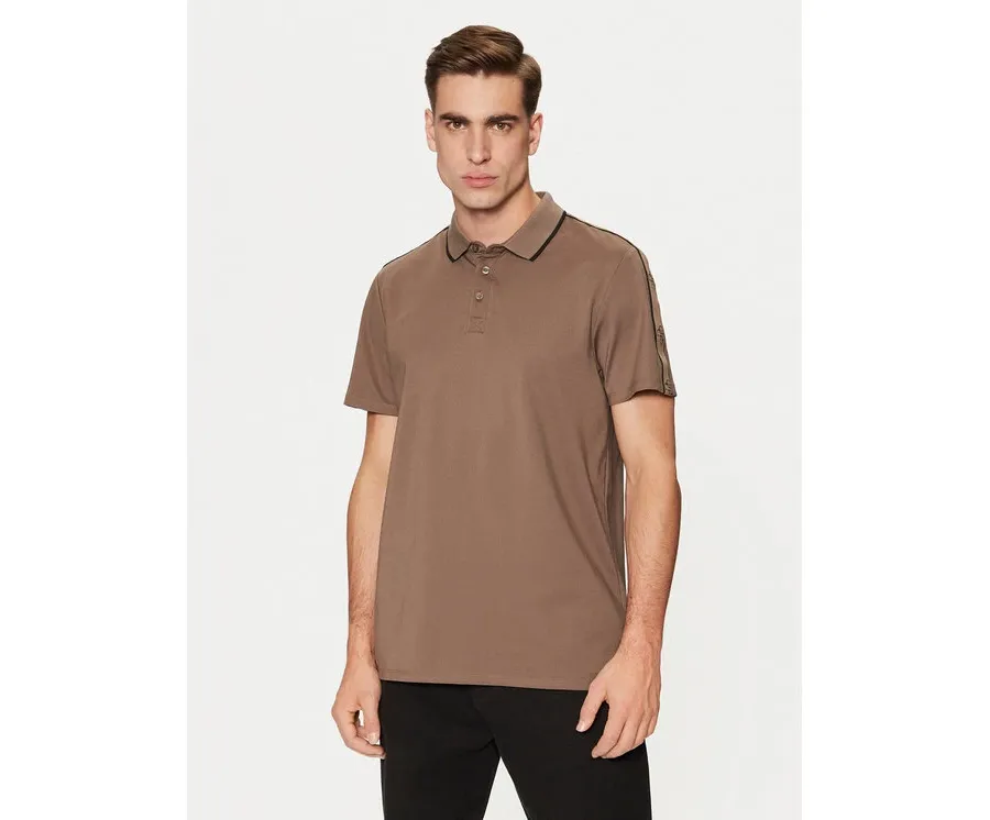 obrazek 1 Guess Polo M4YP40 KARS0 Brązowy Regular Fit