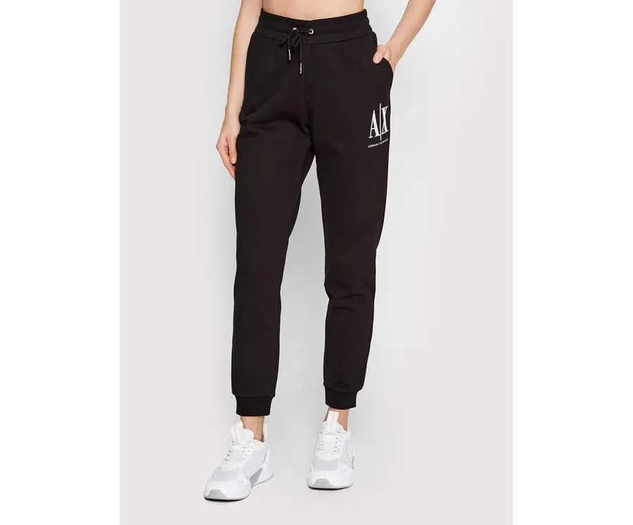 obrazek 1 Armani Exchange Spodnie dresowe 8NYPCX YJ68Z 1200 Czarny Regular Fit