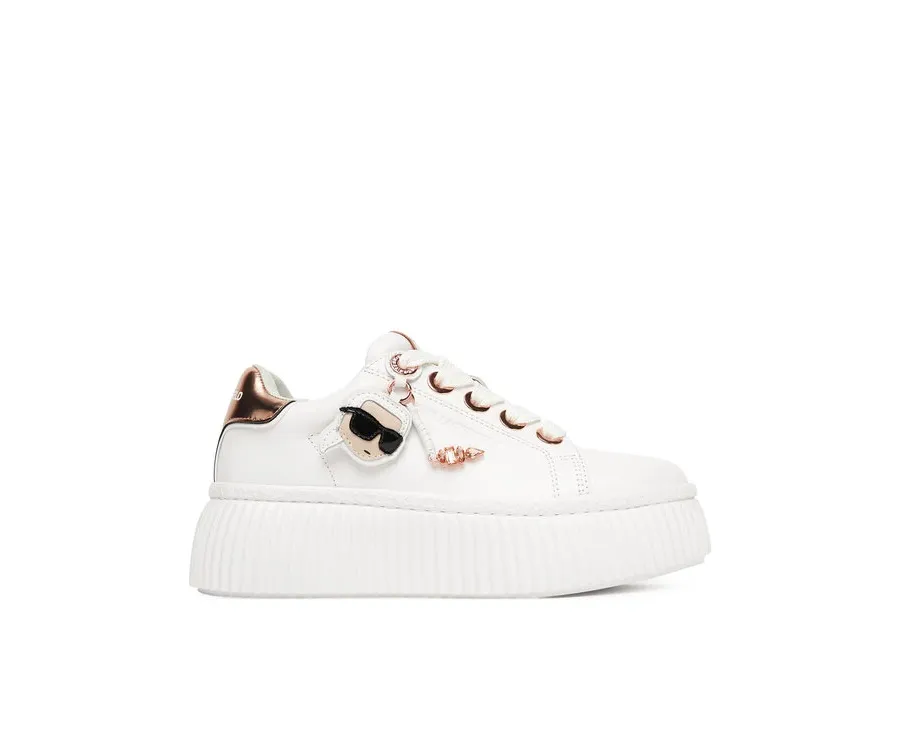 obrazek 1 KARL LAGERFELD Sneakersy KL42376T Biały