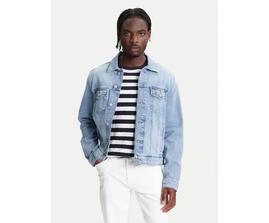 obrazek 1 Tommy Jeans Kurtka jeansowa Ryan DM0DM21916 Niebieski Regular Fit