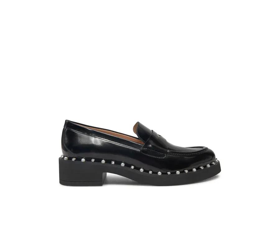 obrazek 1 Stuart Weitzman Lordsy Reverie Loafer SK032 Czarny