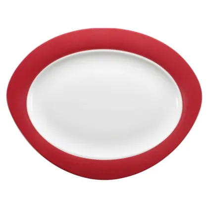 Zdjęcie Ekskluzywny owalny porcelanowy półmisek 35x27 cm - Seltmann Weiden