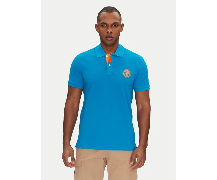 obrazek 1 Napapijri Polo E-Clanis NP0A4ID3B2W1 Niebieski Regular Fit