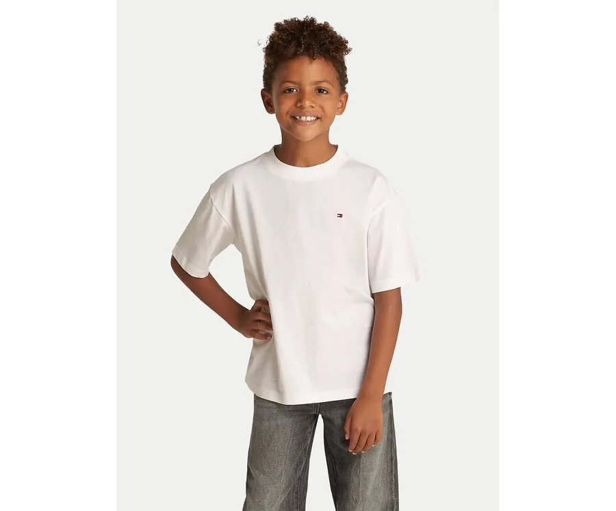 obrazek 1 Tommy Hilfiger T-Shirt Essential Archive KB0KB09646 S Biały Regular Fit