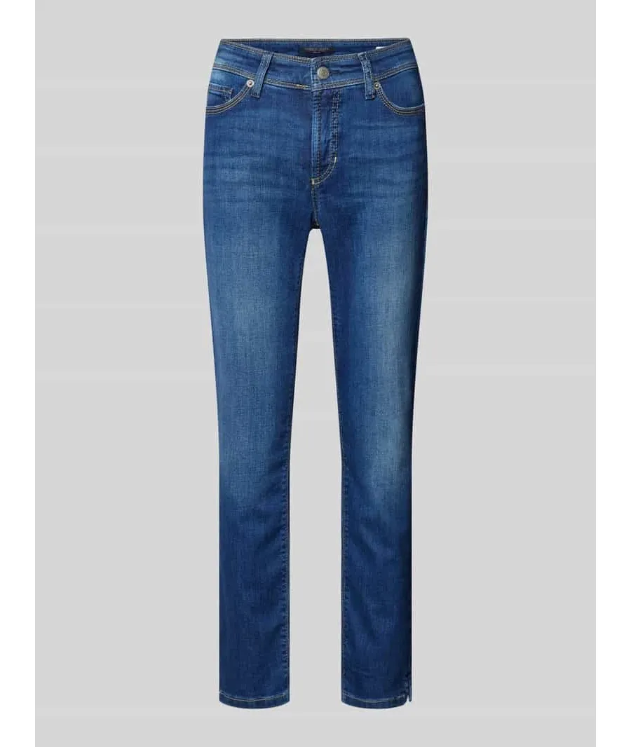 obrazek 1 Jeansy o skróconym kroju slim fit model ‘PIPER’