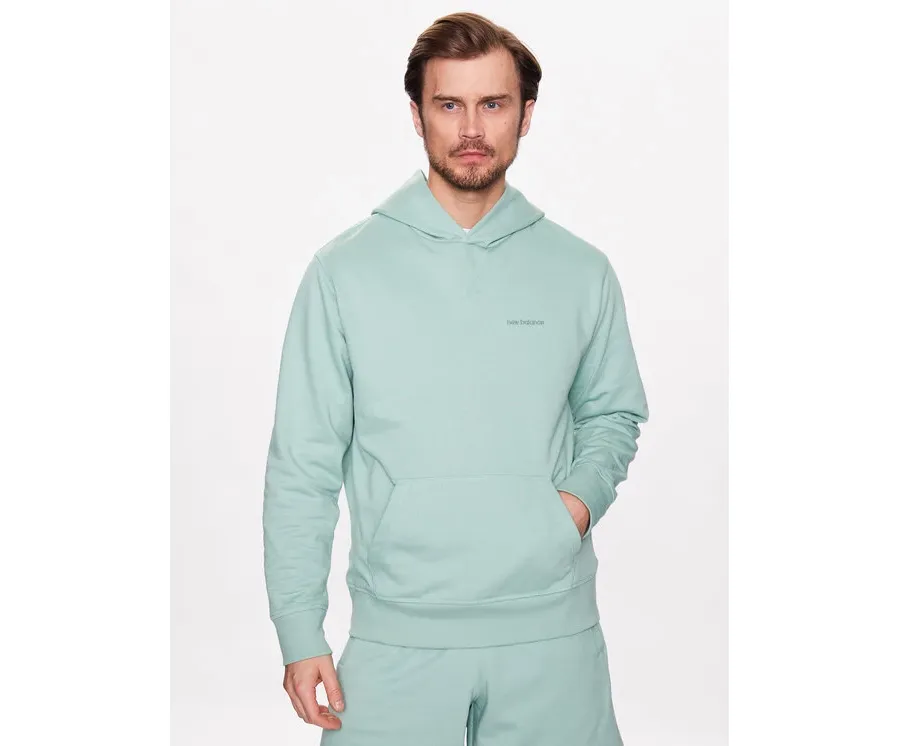 obrazek 1 New Balance Bluza MT23565S Zielony Relaxed Fit