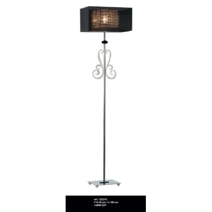 Zdjęcie Stylowa lampa podłogowa z podwójnym prostokątnym kloszem – Il Paralume Marina