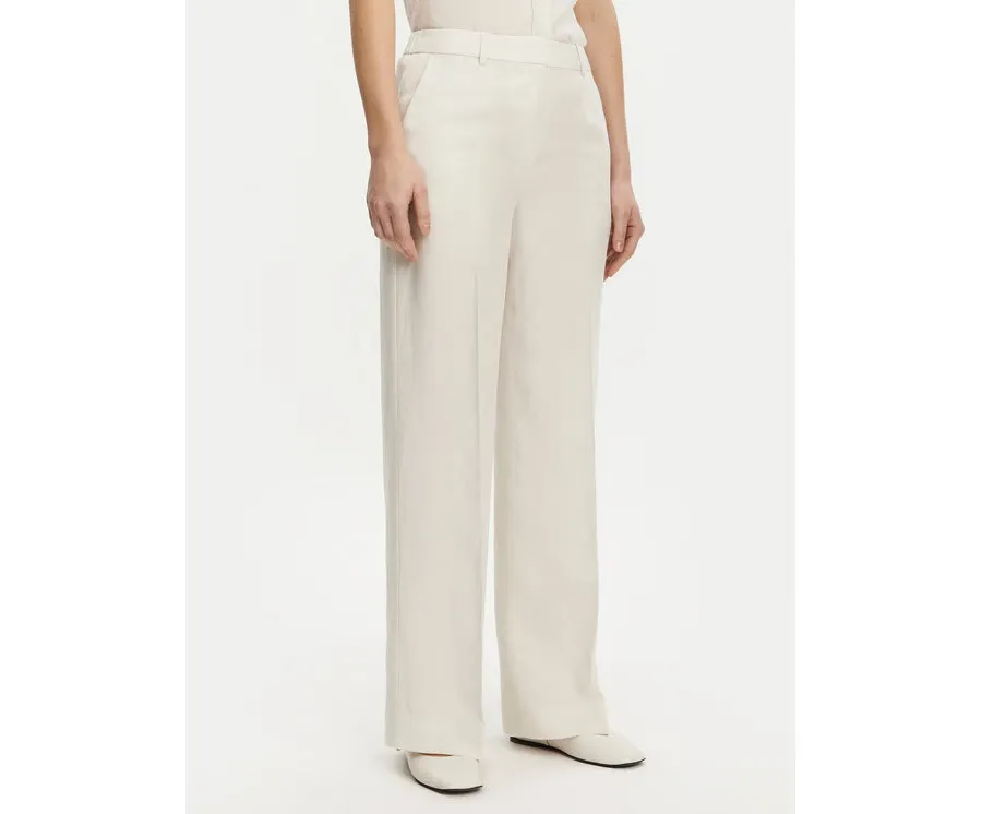 obrazek 1 Calvin Klein Spodnie palazzo K20K208381 Beżowy Wide Leg