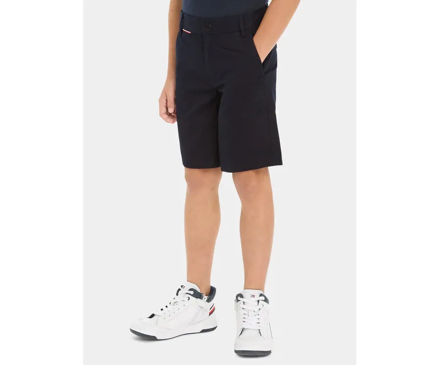obrazek 1 Tommy Hilfiger Szorty materiałowe 1985 KB0KB08704 Granatowy Regular Fit
