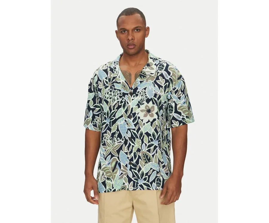 obrazek 1 HUGO Koszula Beach 50540065 Granatowy Regular Fit