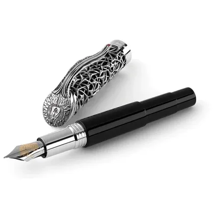 Zdjęcie Luksusowe Pióro Wieczne Srebro Brain Montegrappa