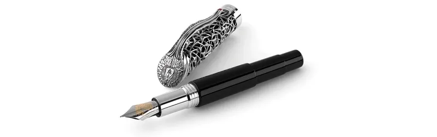 obrazek 1 Luksusowe Pióro Wieczne Srebro Brain Montegrappa