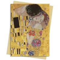 Zdjęcie Pakiet kartek na życzenia (Klimt: Pocałunek) - Flame Tree Publishing