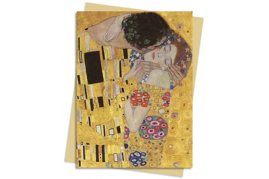 obrazek 1 Pakiet kartek na życzenia (Klimt: Pocałunek) - Flame Tree Publishing