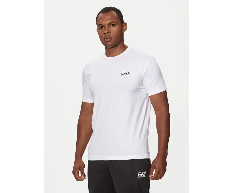 obrazek 1 EA7 Emporio Armani T-Shirt 8NPT26 PJVQZ 1100 Biały Regular Fit