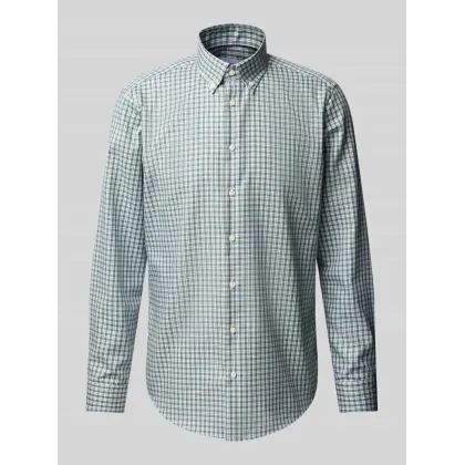 Zdjęcie Koszula biznesowa o kroju regular fit z kołnierzykiem typu button down