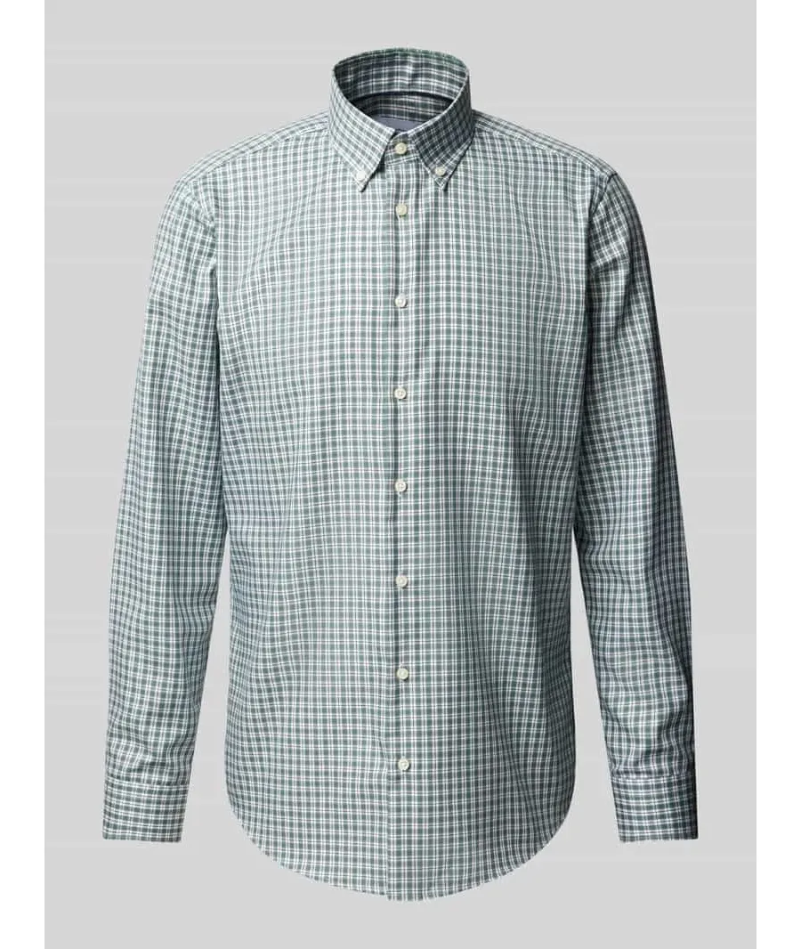 obrazek 1 Koszula biznesowa o kroju regular fit z kołnierzykiem typu button down
