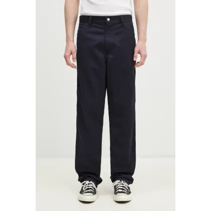 Zdjęcie Carhartt WIP spodnie Simple Pant męskie kolor granatowy proste I020075.1C02