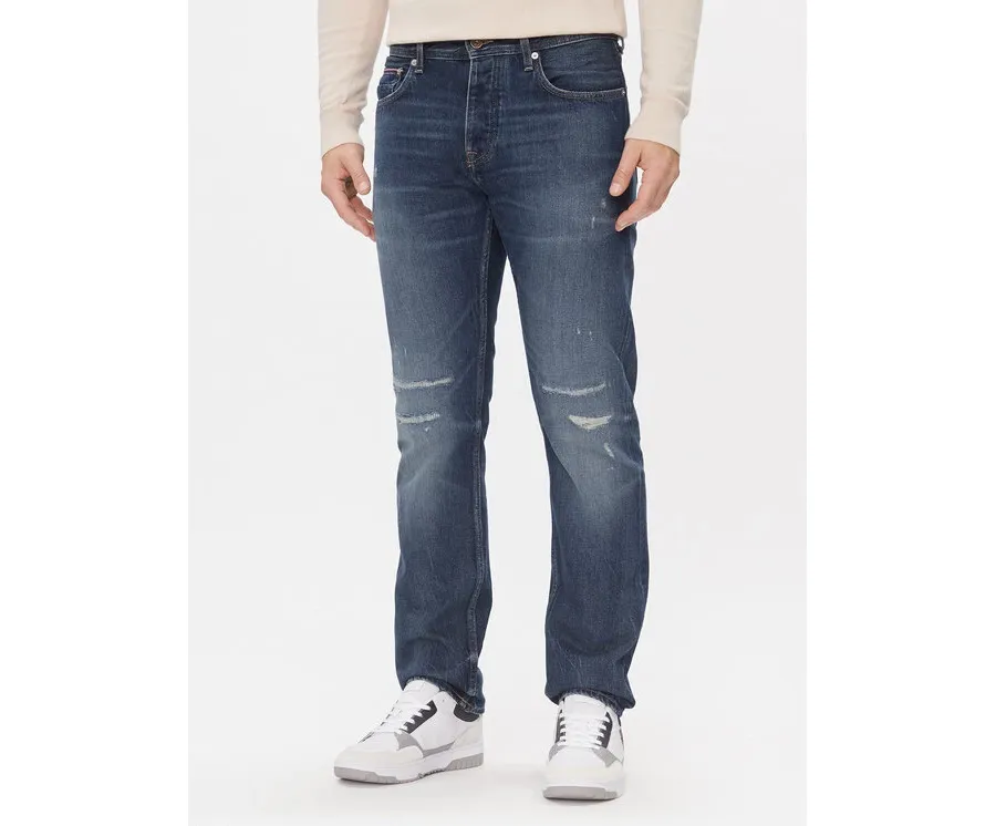 obrazek 1 Tommy Hilfiger Jeansy Mercer MW0MW33370 Granatowy Regular Fit