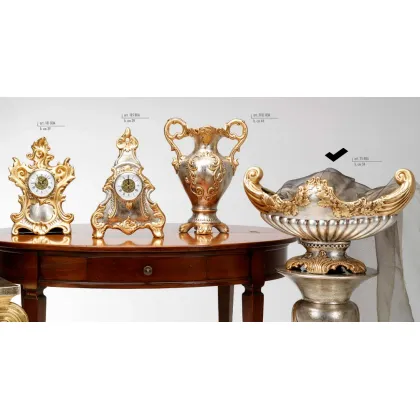 Picture Unique Belfast vase/bowl with gold leaves - Valle d'oro Patchi