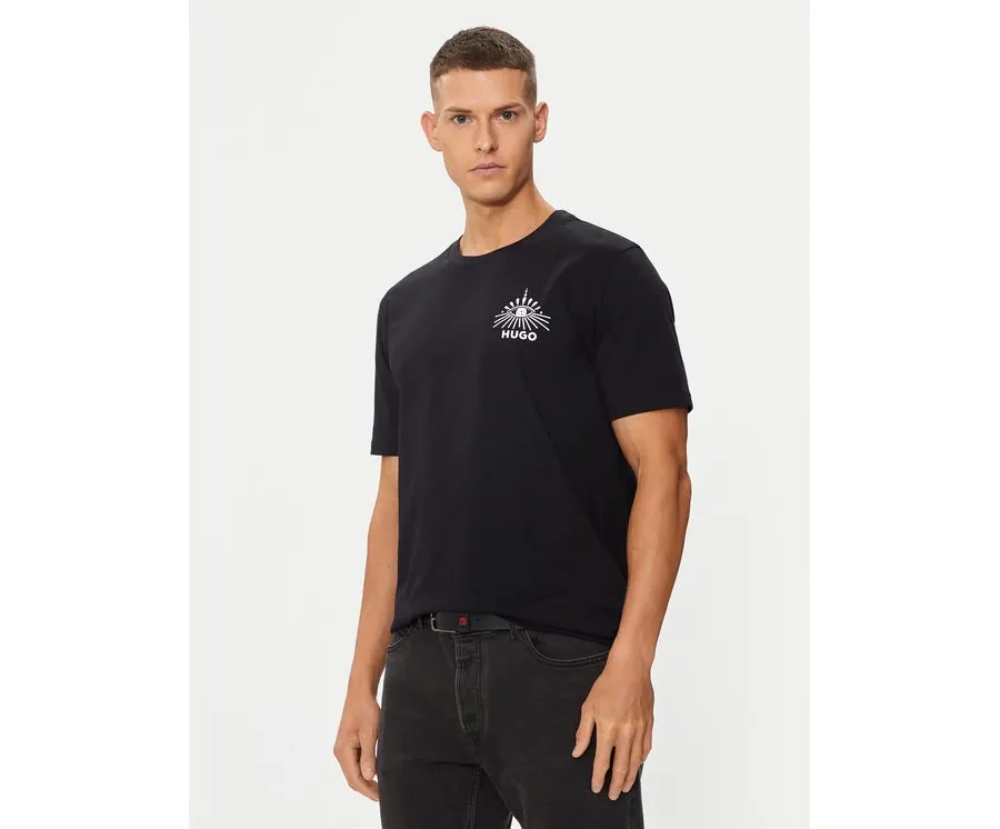 obrazek 1 Hugo T-Shirt Dedico 50513828 Czarny Regular Fit HUGO