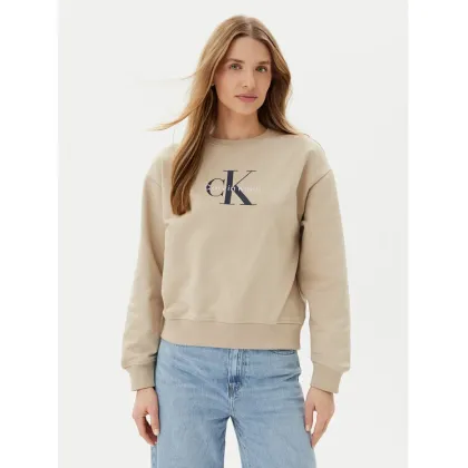 Zdjęcie Calvin Klein Jeans Bluza LV047B234G Beżowy Relaxed Fit