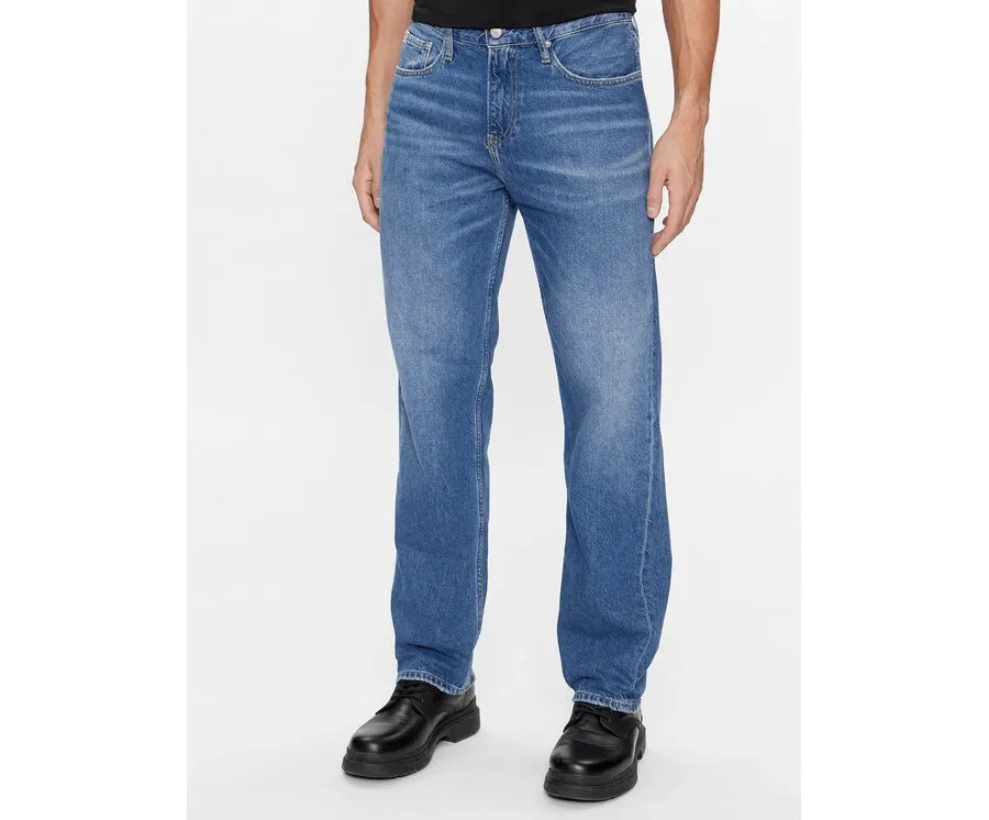 obrazek 1 Calvin Klein Jeans Jeansy 90's J30J323355 Granatowy Straight Fit
