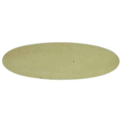 Zdjęcie Oryginalny duży owalny porcelanowy talerz 44x14 cm w kolorze oliwkowym - Seltmann Weiden