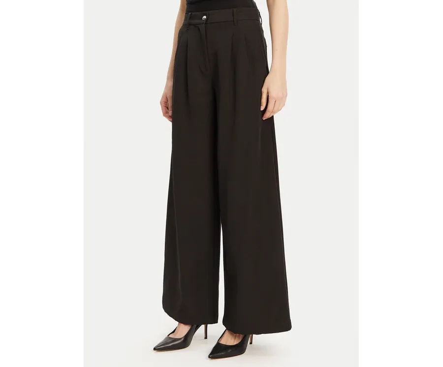 obrazek 1 Guess Spodnie palazzo W5GB02 WH9Y2 Czarny Wide Leg