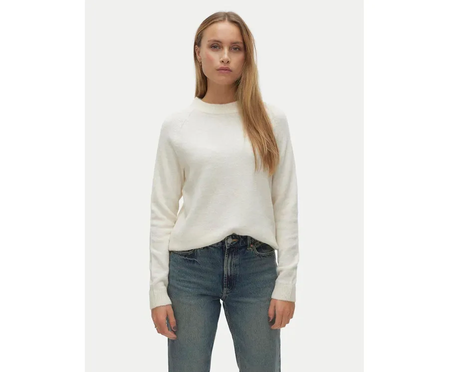 obrazek 1 Vero Moda Sweter Filuca 10298674 Écru Regular Fit