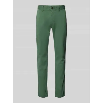 Zdjęcie Chinosy o kroju slim fit z wpuszczanymi kieszeniami